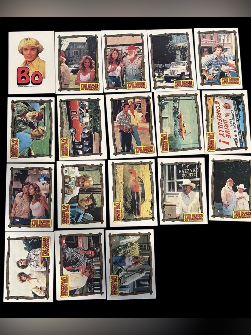 1981 Dukes of Hazzard Vintage Trading Cards 18 As Shown